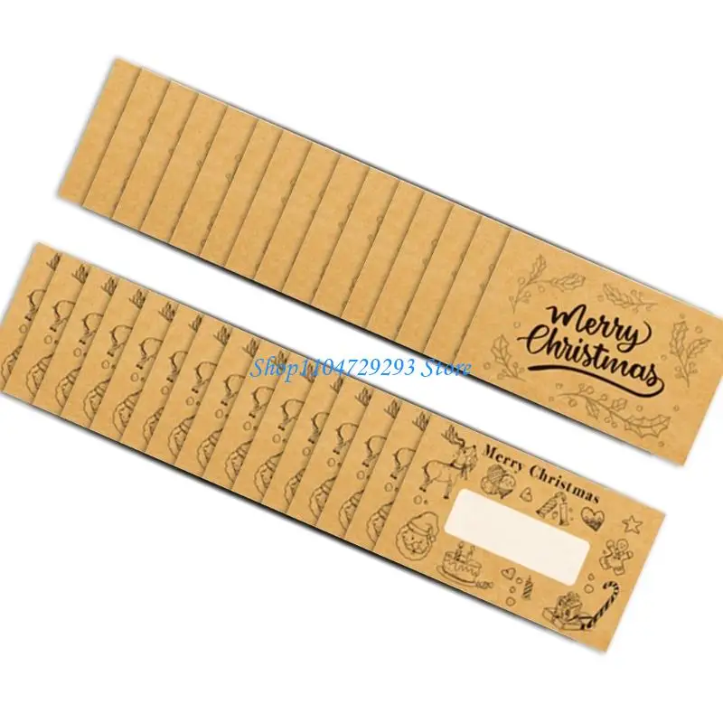 Y2GD 30 قطعة من بطاقات هدايا عيد الميلاد، بطاقات هدايا للخدش لحدث العطلات #2