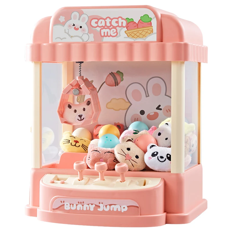 Children's Prize Claw Small Household Clip Doll Girl Coin Mini Gashapon Machine