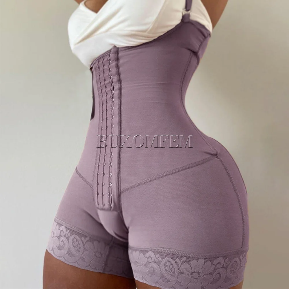 High Compression Body Shapewear Women Fajas Colombianas Corrective Girdle Tummy Control Post Liposuction BBL Slimming Waist Belt