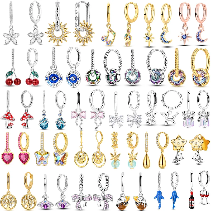 Los pendientes de cereza dulce de plata de ley 925 son adecuados para que los usen las mujeres, un pendiente lujoso y exquisito, que es el mejor.