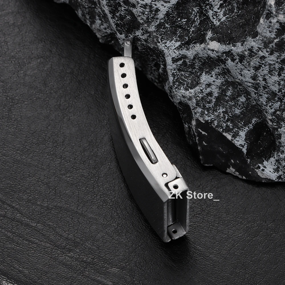 18mm 20mm 22mm Watch Clasp Folding Buckle 316L Solid Stainless Steel Men Women Watch Buckle Watch Strap Accessories with Pins