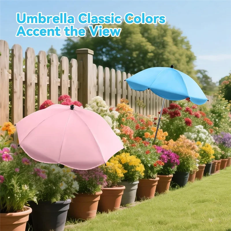 

ABGG-садовый зонт 40 дюймов, абажуры для растений, 2 шт., для уличных растений, защита от солнца 23,6, чехол для больших оттенков