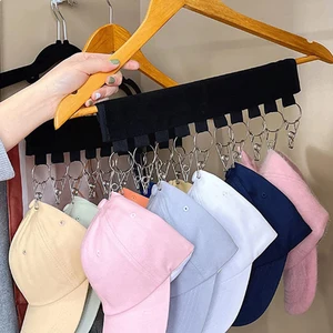 Multifunktional selbst kleber tragbarer Jacke und Hutclip, Home Velcro-Aufbewahrungskleidung, ohne Bohrung, 10 Clip, 1PC 6 Hauptverkaufsklettverschluss - №5