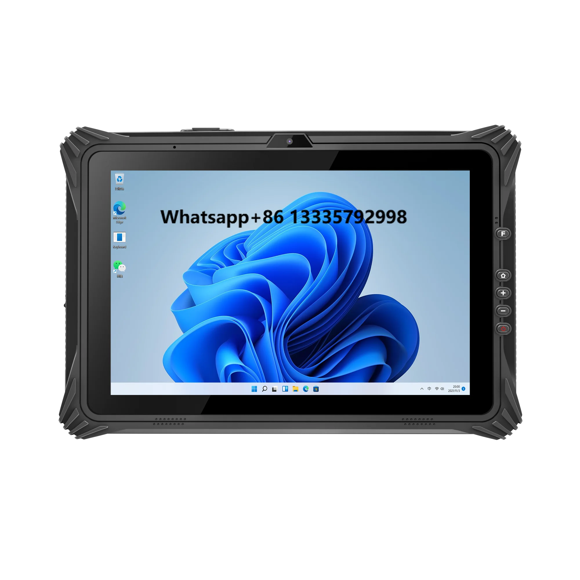 

High End 12 Inch Rugged Win10/Win11 Tablet PC Intel Core I5 I7 CPU 128GB/256GB/512GB SSD 2D Barcode Scanner RJ45 5G Optional