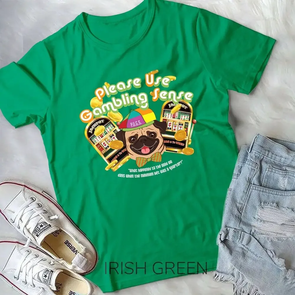 P.U.G.S. The Canine Counselor Slot Machine Pug Unisex T-shirt