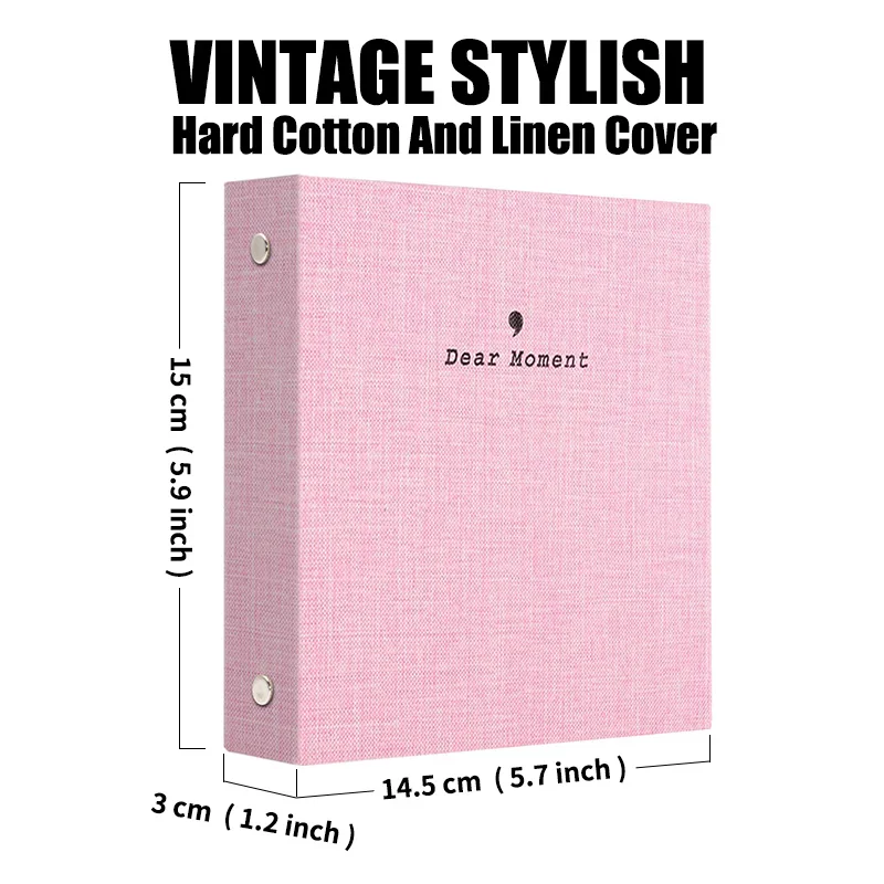 100 Pockets Instax Mini Photo Album Picture Case for Fujifilm Instax Mini Film 11 12 7C 7S 8 9  25 50s 70 90 Liplay Link