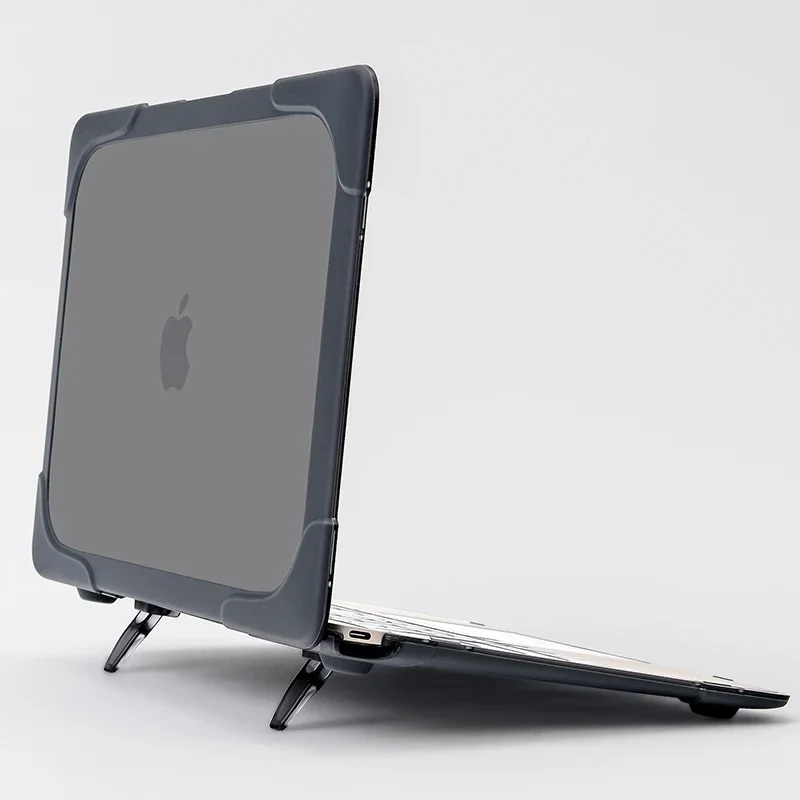 Case For Apple MacBook Retina 12 inch 2015 2016 2017 A1534 A1931 Laptop Case Kickstand Holder Anti-scratch NoteBook Cover