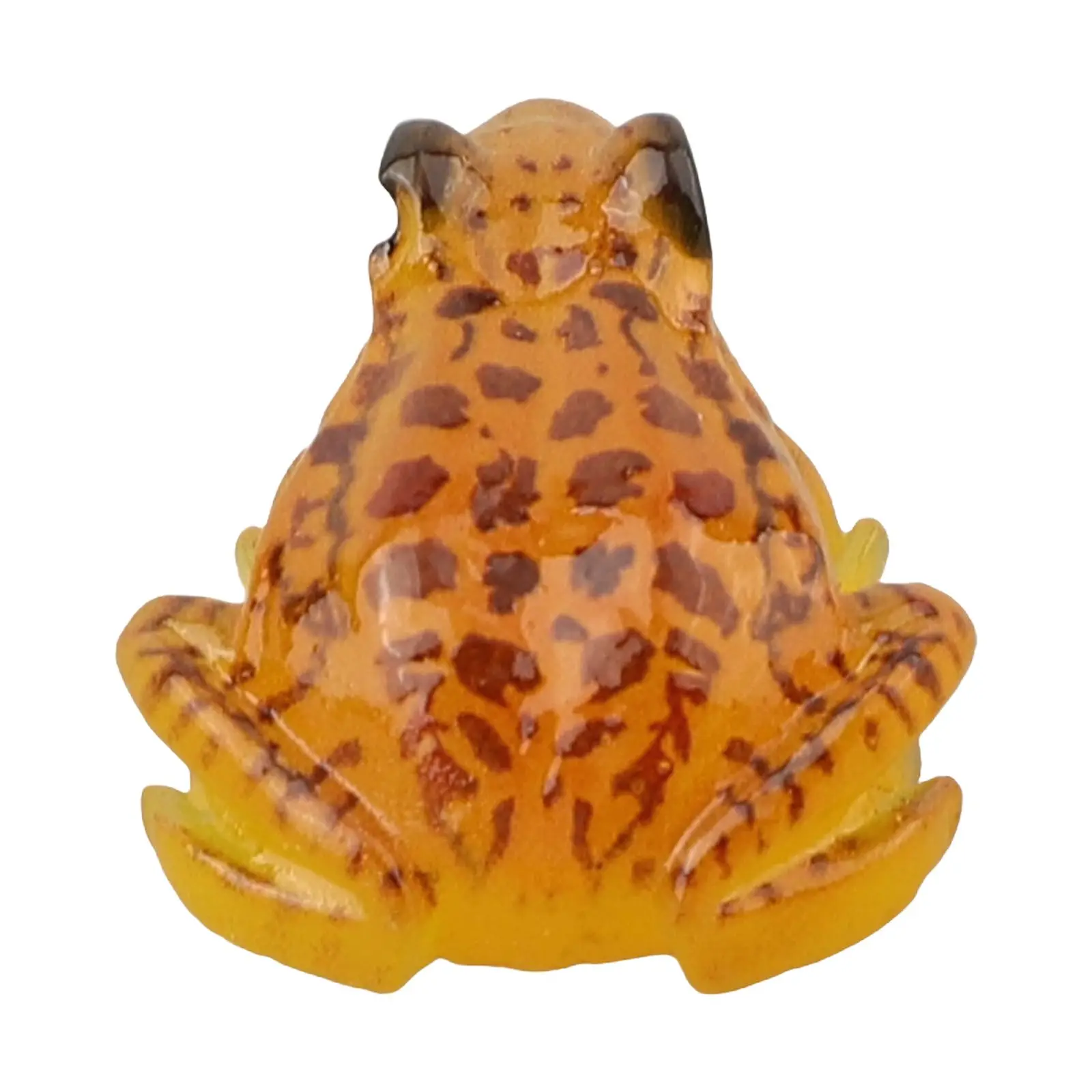 40PCS Resin Frog Figurines with Nighttime Glow Effect for Miniature Diorama Crafting Aquarium Styling and Office Desk Decor