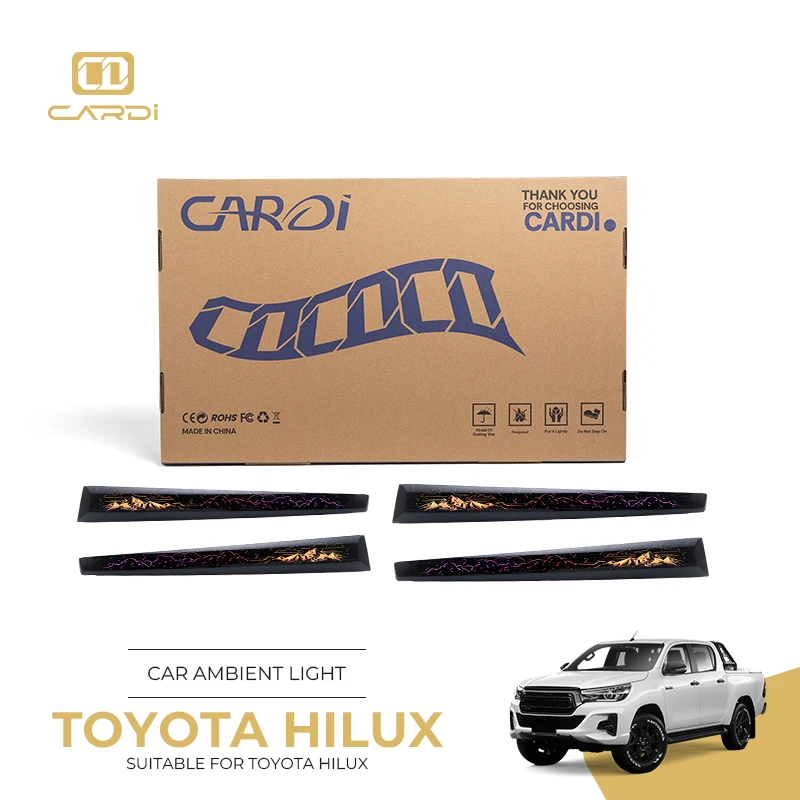 Hot selling：'CARDI' 'D11' OEM Full-Car Dynamic Ambient Lighting System for  Hilux with Interactive Interior Light Ambiance