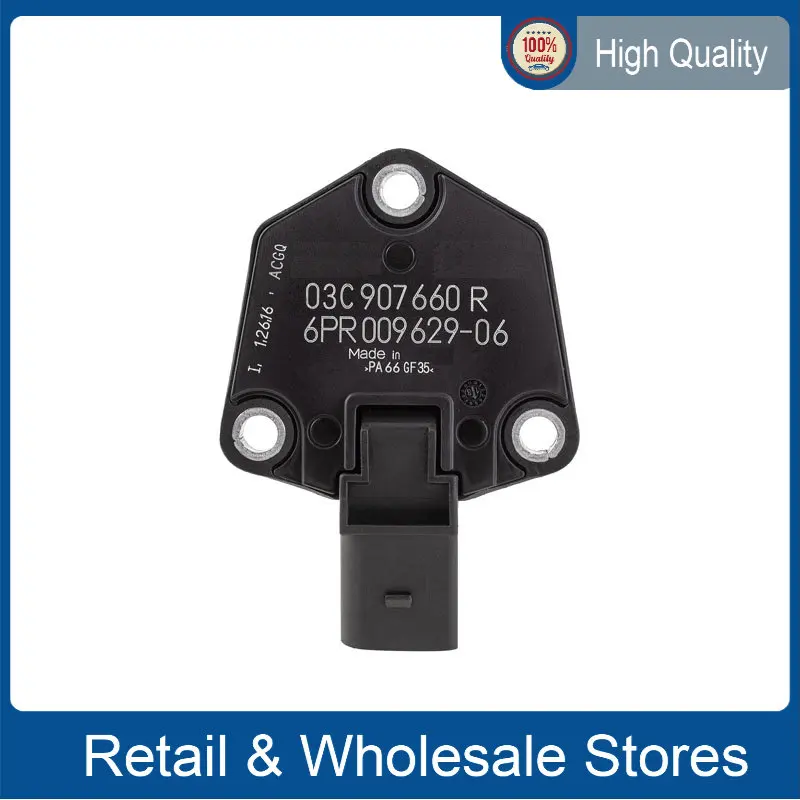 1pcs 03C907660R Car engine oil level Sensor for Vw Touareg A5 A7 A8L Q3 Q5 Q7 S5 replace 03C907660S 03C 907 660 R S 03C 907 660S