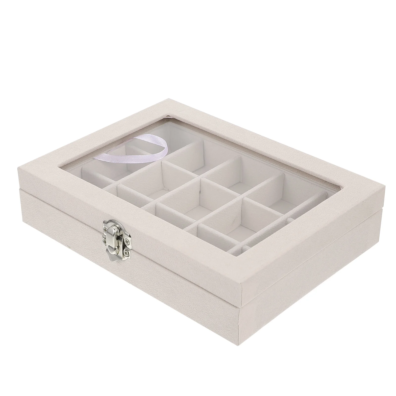 

Earring Display Box Jewelry Show Boxes Case Storage Mini Travel Organizer Container
