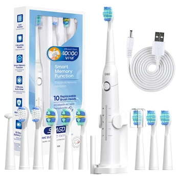 Seago Electric Toothbrush Tooth brush USB Rechargeable Adult Ultrasonic Teeth Cleaning 10…