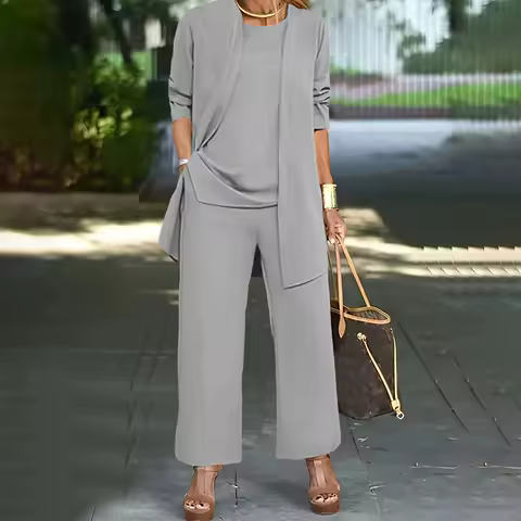 Trajes para Mujer Color Puro Otoño e Invierno Moda y Cálido Casual Sudadera con Capucha Joggers Dos Traje de Pantalón de Cóctel de Talla Grande