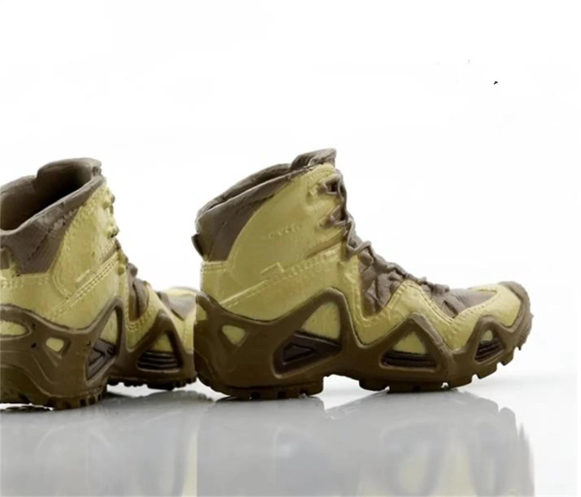 1/6 الأحذية القتالية العسكرية الحديثة نموذج الأحذية الصحراء الرمال اللون نموذج اللعب الجندي نموذج صالح 12 "عمل الشكل جمع #6