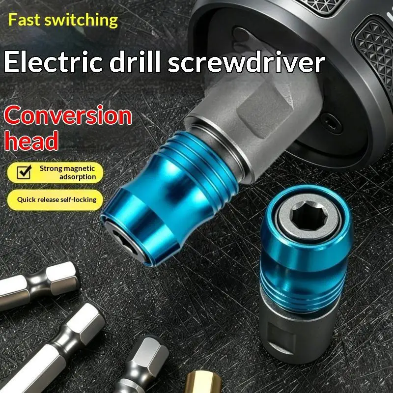 【L】Drill Chuck Adapter M10 Quick Release Converter Electric Wrench Driver Bit Socket Change Tool Home Repair Hardware Accessory