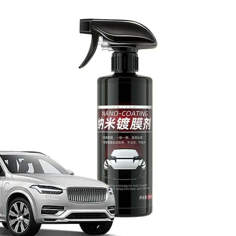 

Quick Coating Spray Wax 500ml Car Coating Nano Mist High Protection Auto Shield Coating Waterless Car Paint Repair Nano Spray