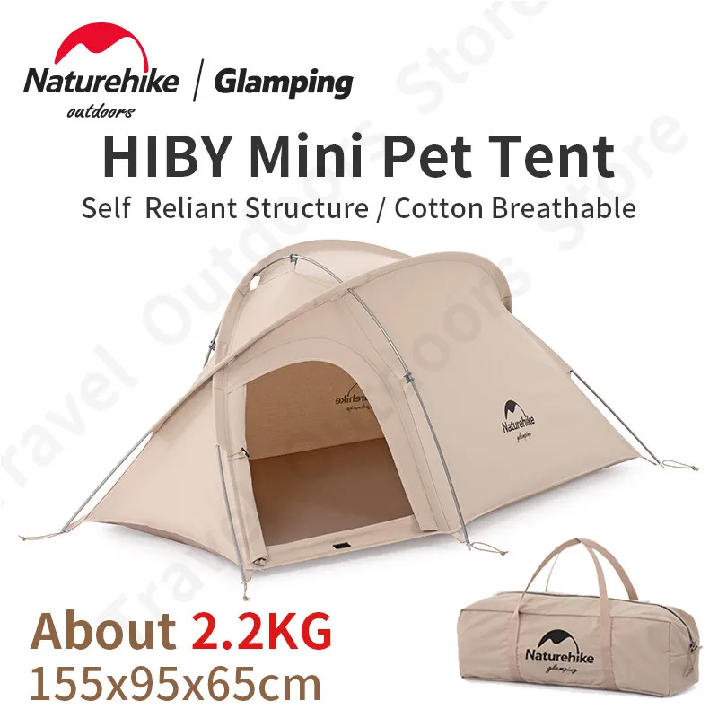 Naturehike mini HIBY Pet Tent Outdoor Winter Self-Supporting Warm Dog And Cat Nest Waterproof Double Door Breathable Portable