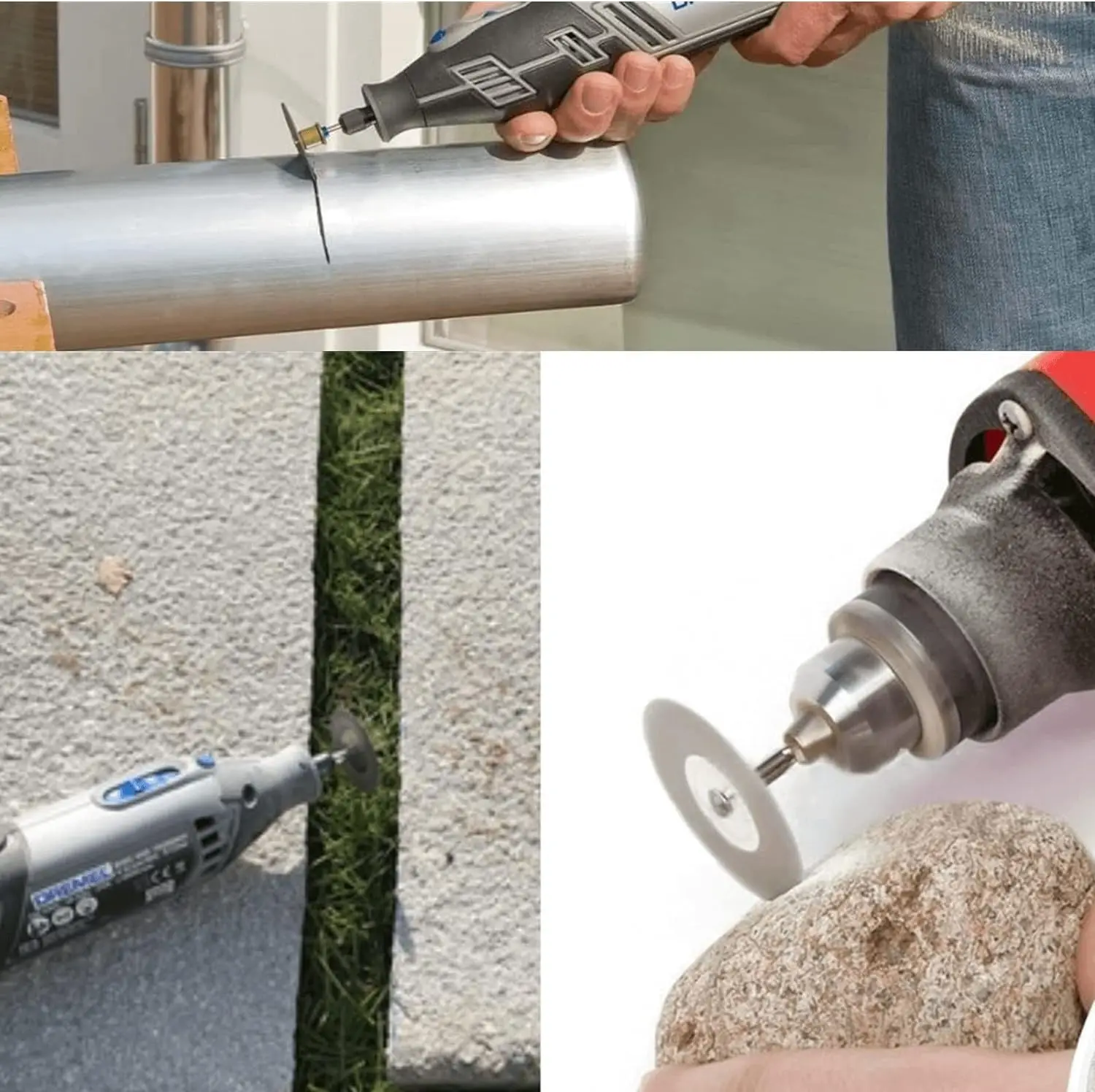 

1 set Diamond Cutting Disc Mandrel Dremel Accessories Circular Saw Blade Electric Saw for Drill Steel Rotary Cutting Tool 60mm