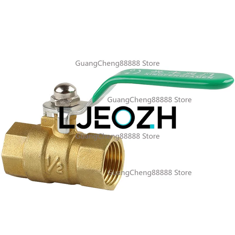 Pneumatic Plumbing Copper Ball Valve Inner and Outer Wire Small Ball Valve Valve Switch 1 Minute 2 Minutes 1/4 Discharge Pipe