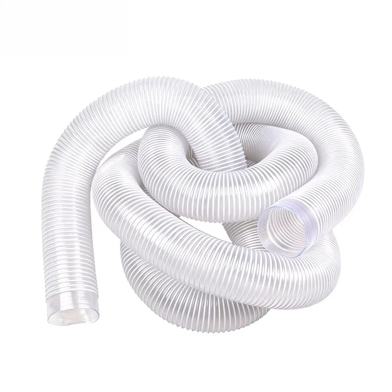 Sculpting Machine Pu Suction Pipe Flexible Wall Thickness Corrugated Pipe Vacuum Cleaner Accessories Transparent Pipe