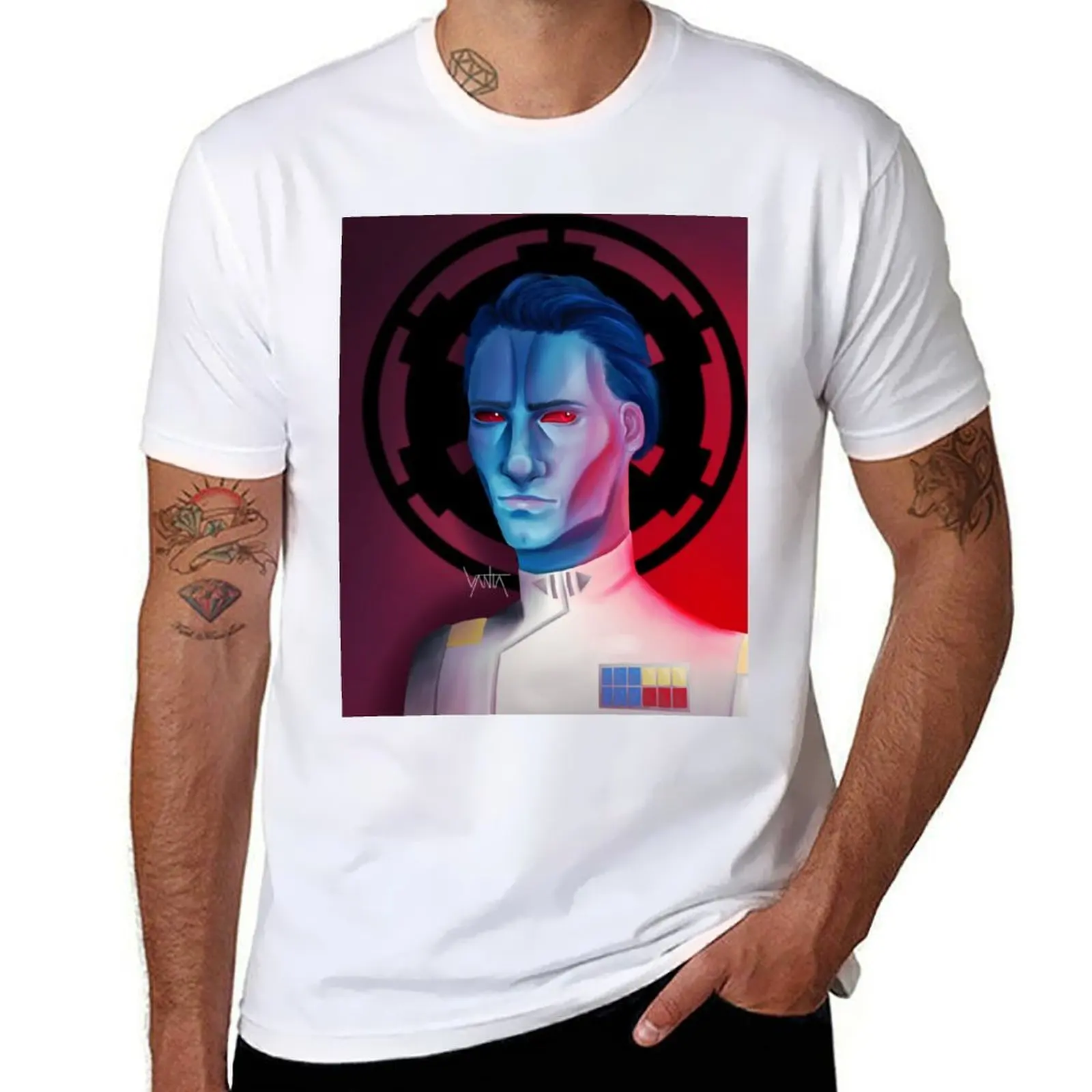 

Grand Admiral Thrawn T-Shirt t shirts for man graphic tees man t shirt cotton high quality T-Shirt