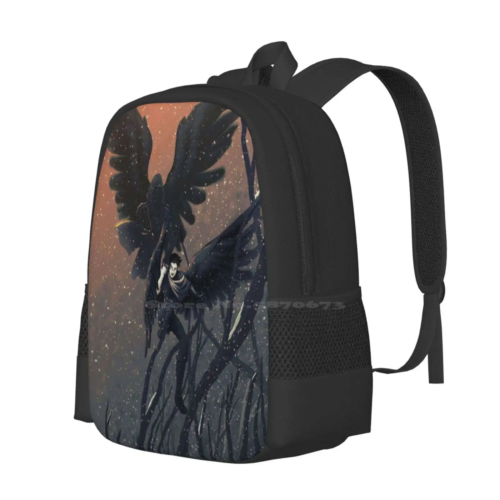 Mochila escolar The Shadow, bolso de moda, Azrael Engel, Death Angel Wings Shadow, Nightmare, Aimee, Cozza, Durandal, Tuz, gran oferta