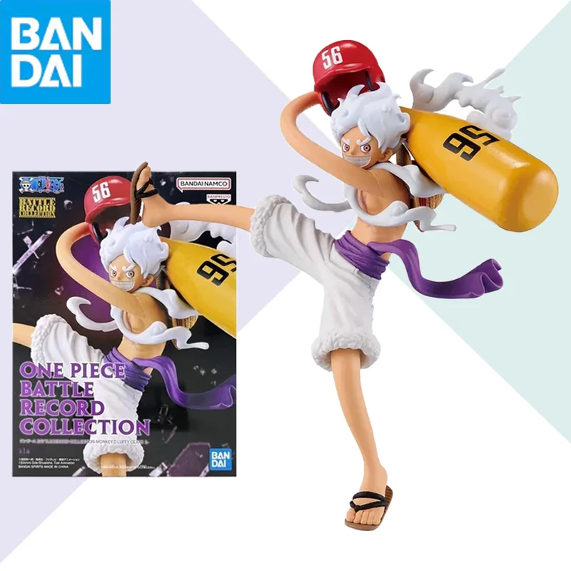 

Оригинальная коллекционная фигурка BANDAI Banpresto One Piece Monkey D. Luffy Gear 5 II Baseball Battle Record, модель для коллекции, игрушка, подарок