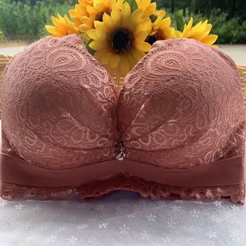 작은 가슴이 크고 두꺼우며 속옷, 24 cm, 흔적 없음 플랫 브래지어, 두꺼운 패딩