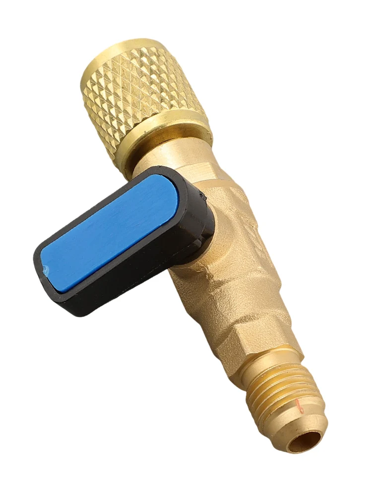 Adaptador de válvula de esfera reto Shunt, controle suave, HVAC, AC, desempenho confiável, R134a, R22, R12, R410a, 14 \'