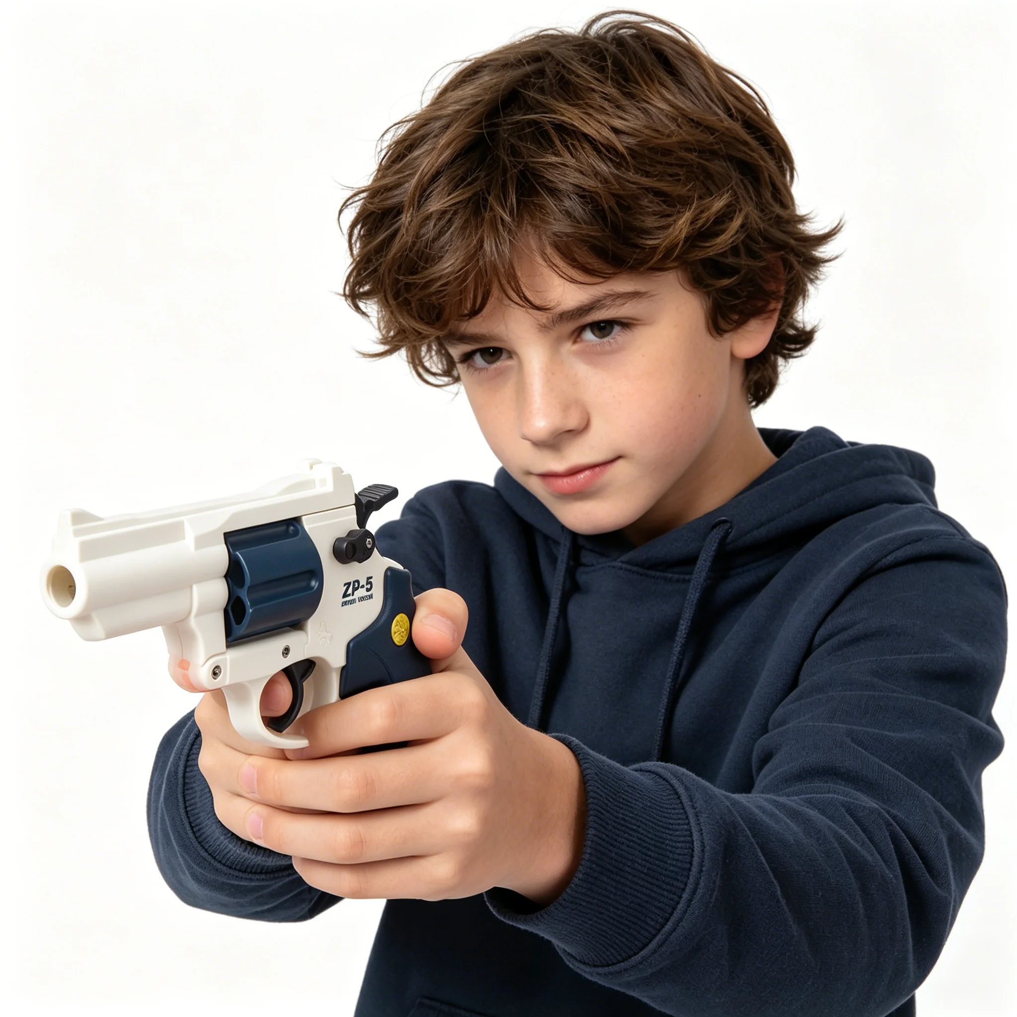 Continuous Fire Zp5 357 Revolver Launcher Toy Gun With Soft Dart Bullets For Cs Outdoor Game Fun Gifts For Kids And Adults view 2