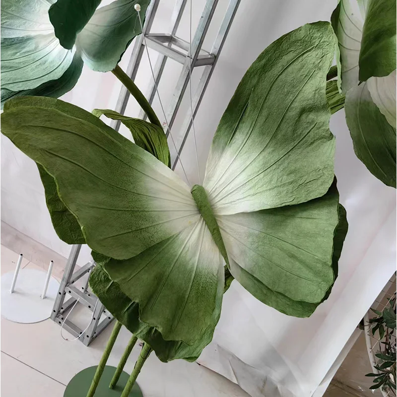 Artificial Paper Flower Big Butterfly for Wedding Backdrop Home Decor Birthday Party Event Stage Window Display Layout Butterfly