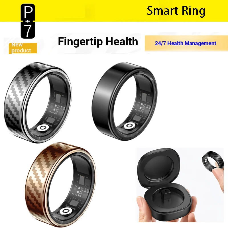 SY02 Smart Bluetooth Ring Long Battery Life Message Notifications Gesture Control Health Monitoring Waterproof