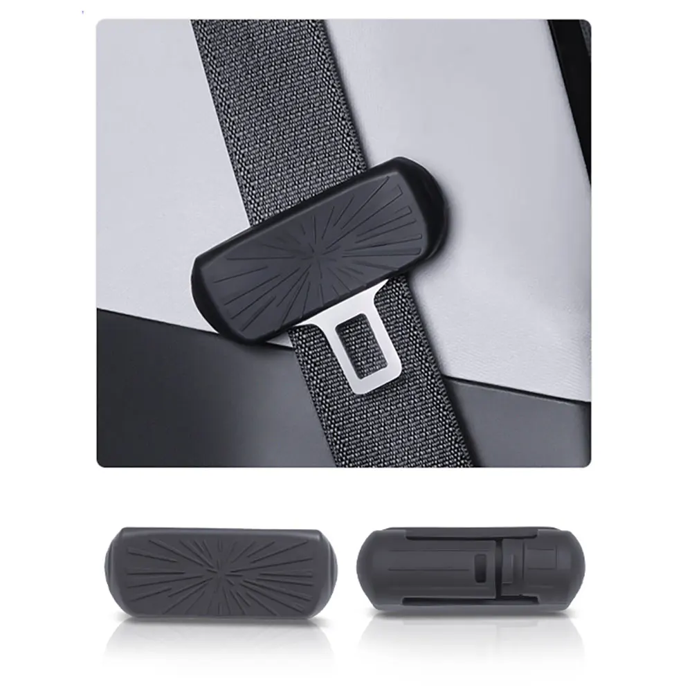 

Car Seatbelt Buckle Cover for Tesla Model 3/Y/3+ Highland 2024 Silicone Seat Belt Buckle Protective Cover Interior Accessories 2