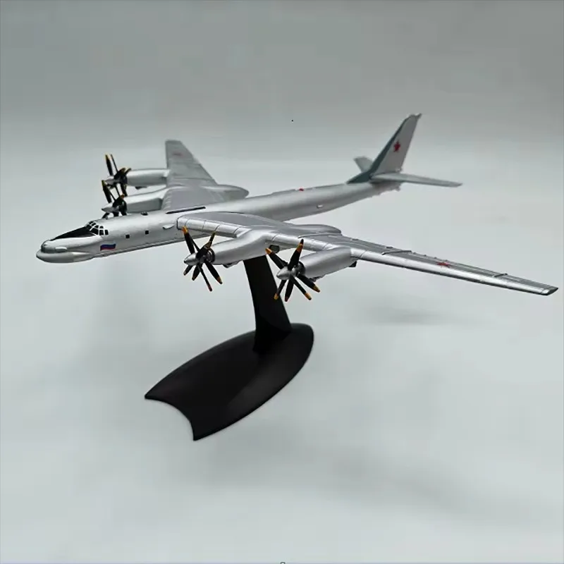 

1/200 Scale Russia Air Force Tupolev TU-95 Bear Type Strategic Diecast Alloy Metal Replica Aircraft Model Toy Collection