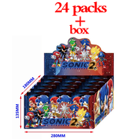 Anime Sonic the Hedgehog Sonic 24pcs Blind Box  figures Mystery Box game Doll Figure PVC model Toys desktop Decorative Kids Gift