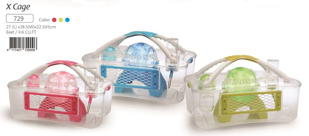 729 شكل X حديث سهل التنظيف، إكسسوارات هامستر الفئران، أثاث منازل الحيوانات الأليفة #4