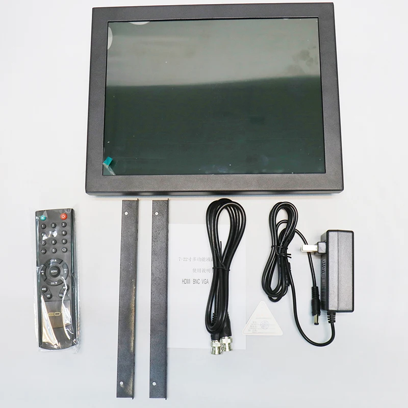 Imagem -03 - Monitor do Lcd do Quadro Aberto Exposição Industrial do Tela Táctil Hdmi Bnc Vga Usb Porto do Avoirdupois 600lêndeas 1024x768 Brilho Alto
