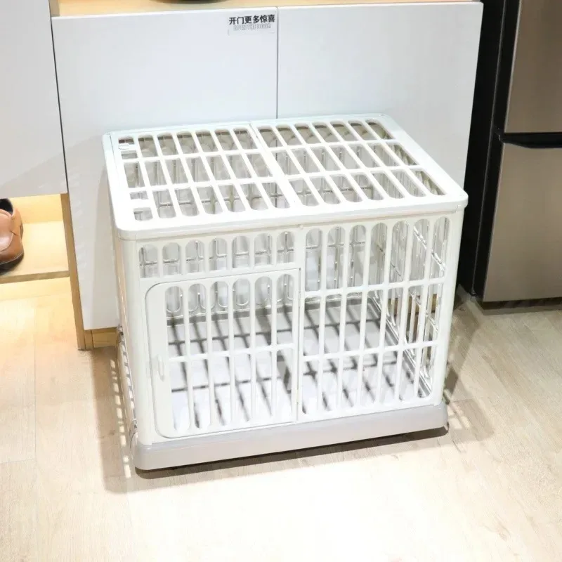 indoor-resin-dog-crate-cat-kennel-portable-puppy-playpen-small-medium-pets-house-with-ventilation-design