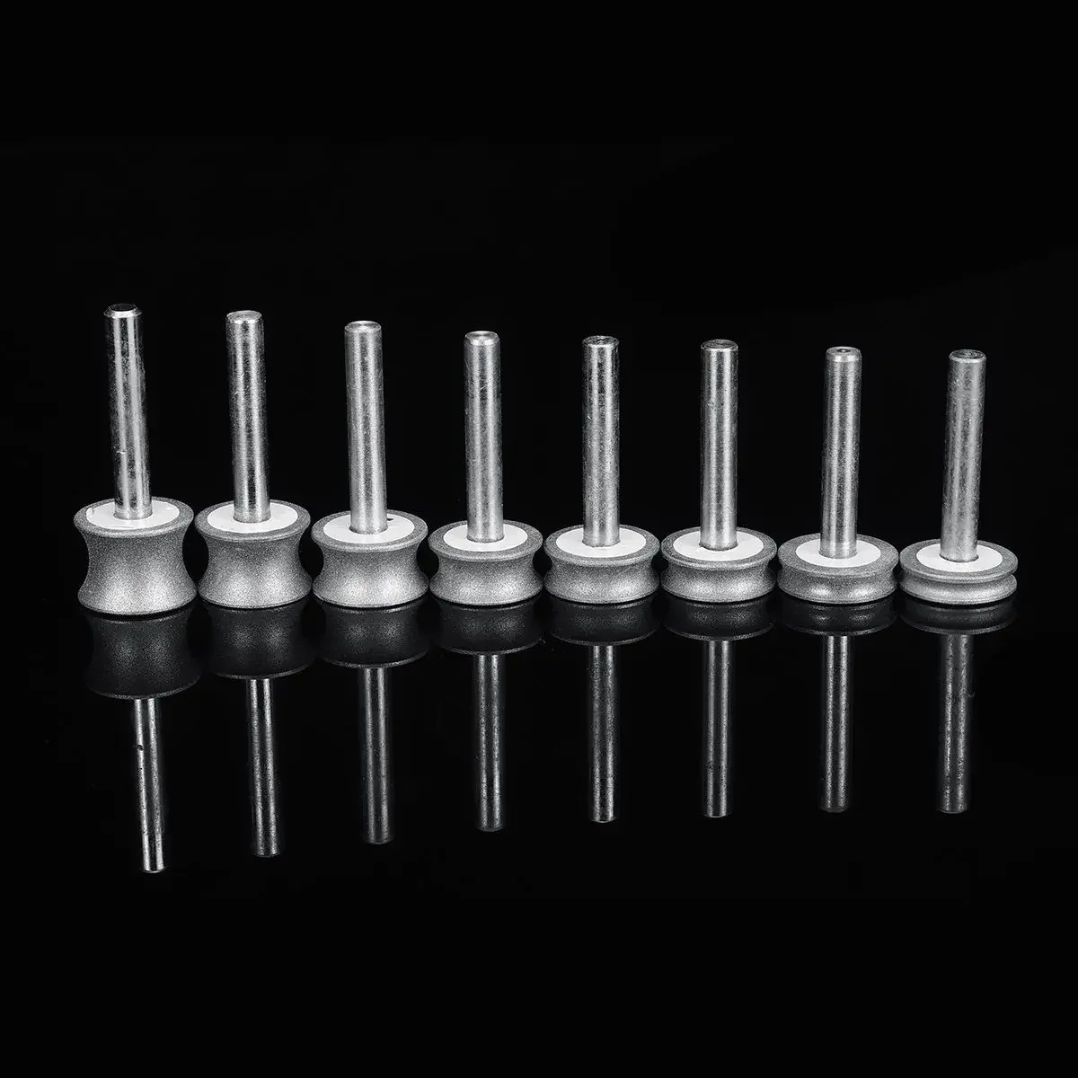 

New Diamond Grinding Wheel Grinding Wheel 3-12mm for Glass Airplane Straight Edge Chamfer 6mm Shank Diamond Grinding Wheel