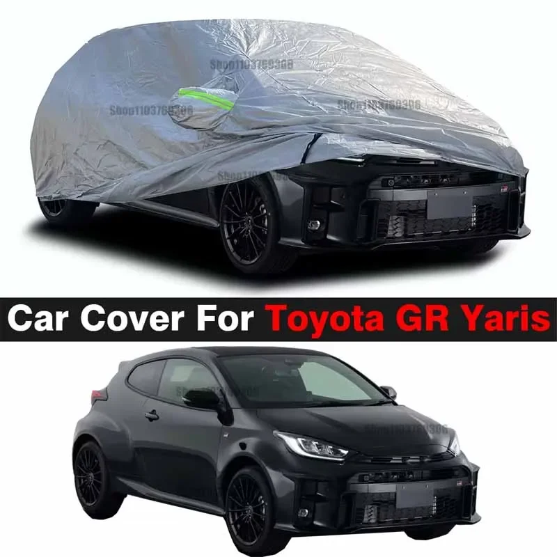 

Full Car Cover For Toyota GR Yaris 2020-2025 Auto Outdoor Sun Anti UV Rain Snow Dust Prevent Cover