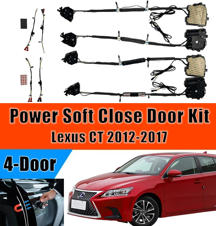 Xcar for Lexus CT 2012-2017 Car OEM Automatic Soft Close Door Electric Suction Kit Auto Power Closing
