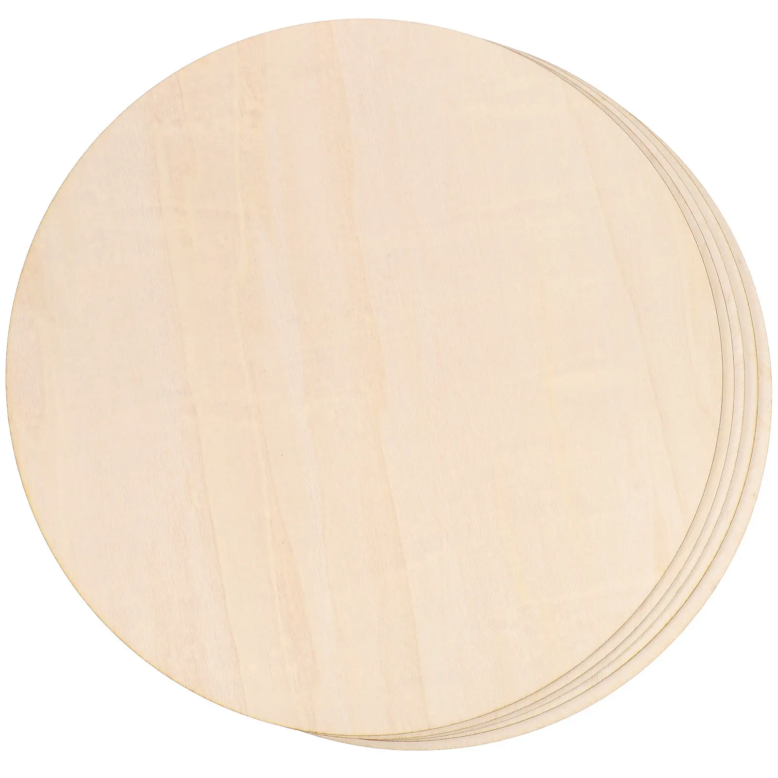

5Pcs Round Wooden Blanks Unfinished Wood Slices DIY Hanging Ornaments for Crafts Graffiti Boards Party Favors Home Wedding