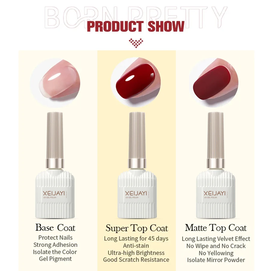 1 pz 10ml Clear Building Nail Gel Nail Polish per rinforzo Gel Extension Gel Base Coat In una bottiglia Soak Off UV LED Gel Nail