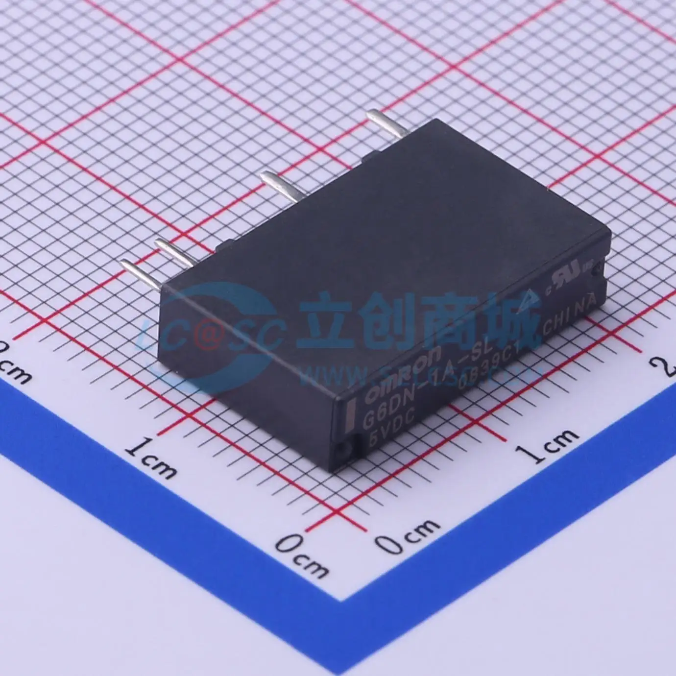 11pcs G6DN-1A-SL DC5 5V DIP 20x5.1mm SPST NO Power Relay PCB Electronic Switch