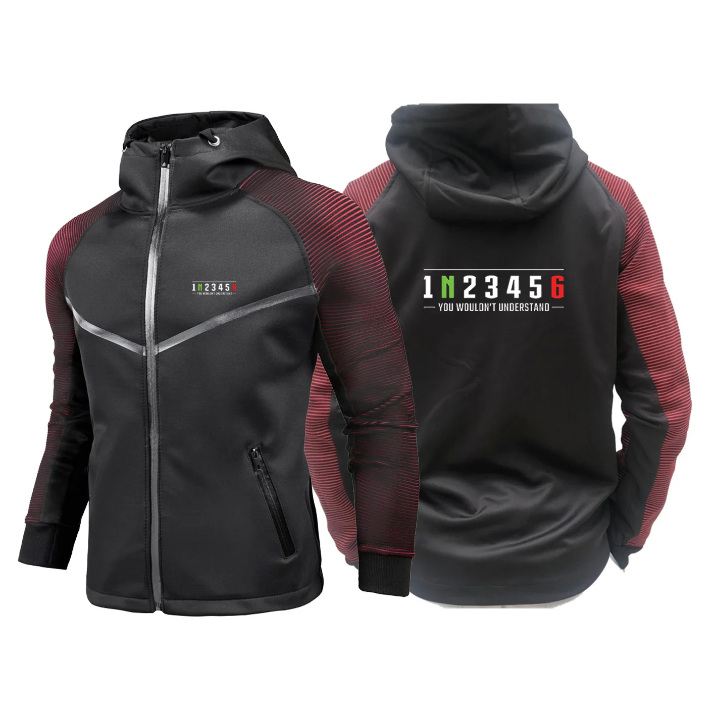 2024 Biker 1n23456 Motorcycle New Men Print Spring and Autumn Solid Color Pullover Hoodie Loose Fashion Racing Suit Hooded Tops