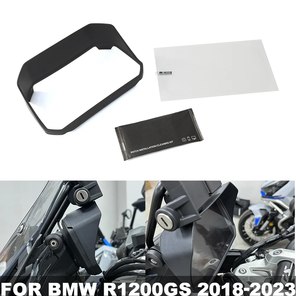 

Motorcycle Dashboard Visor Meter Sun Visor Instrument FOR BMW F750GS F850GS R1200GS R1250 2018-2023Cover Guard Screen Protection