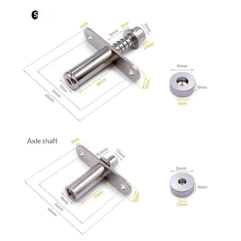 Pivot Window Hinges Heavy-Duty Adjustable Silent Rotation Mounting Hardware for Home Kitchen Bathroom Window Renovation
