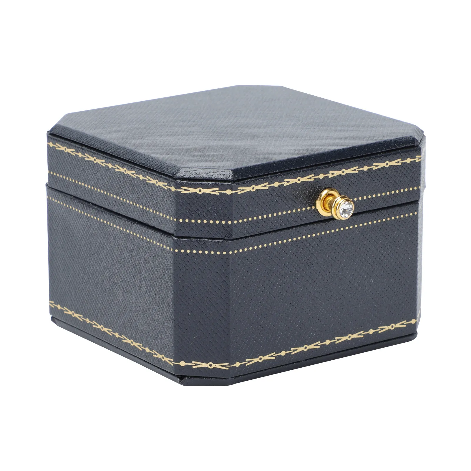 

1Pcs Premium Ring Box Jewelry Storage Holder with Simple Structure for Desk Display Clutter Free Jewelry Packing Case Gift