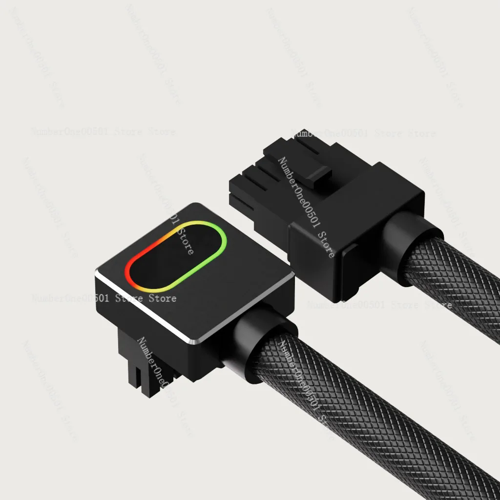 

Side out, graphics card module cable 90 degree elbow 12 + 4P power supply cable ARGB Shenguang synchronization