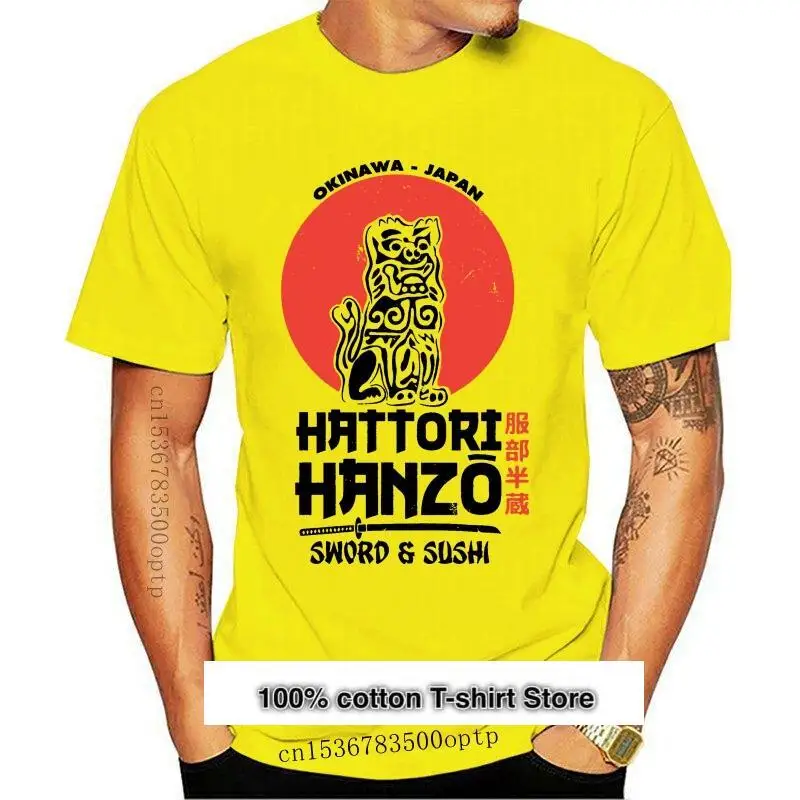 

Camiseta Retro Vintage de Hattori Hanzo Sword Sushi Kill Bill Tarantino Uma Thurman, nueva